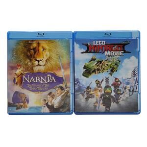 Blu-Ray Lot Lego Ninjago Movie Chronicles of Narnia Voyage of Dawn Treader